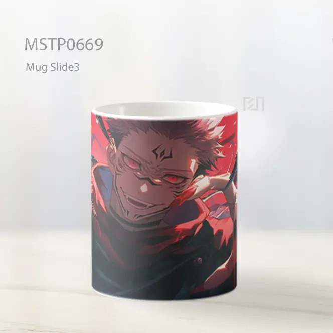 Ryomen Sukuna Aura Darah Merah Mug MSTP0669 - All-side / Desain