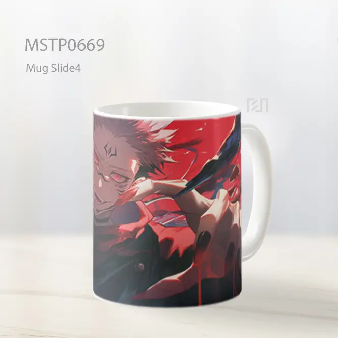 Ryomen Sukuna Aura Darah Merah Mug MSTP0669