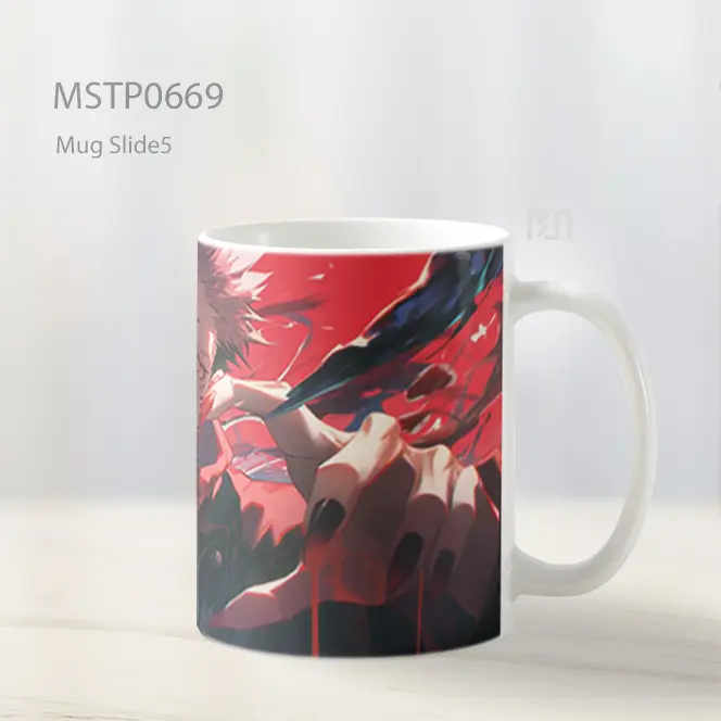 Ryomen Sukuna Aura Darah Merah Mug MSTP0669 - All-side / Desain