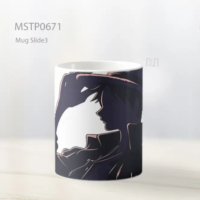 Lupin Iii Siluet Menyentuh Topi Mug MSTP0671 - All-side / Desain