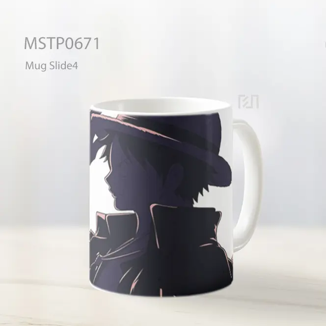 Lupin Iii Siluet Menyentuh Topi Mug MSTP0671