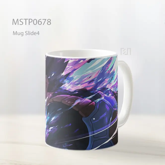 Vegeta Power Up Aura Ungu Biru Mug MSTP0678