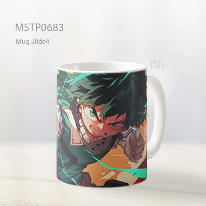 Deku Mengayun Pukulan One For All Mug MSTP0683