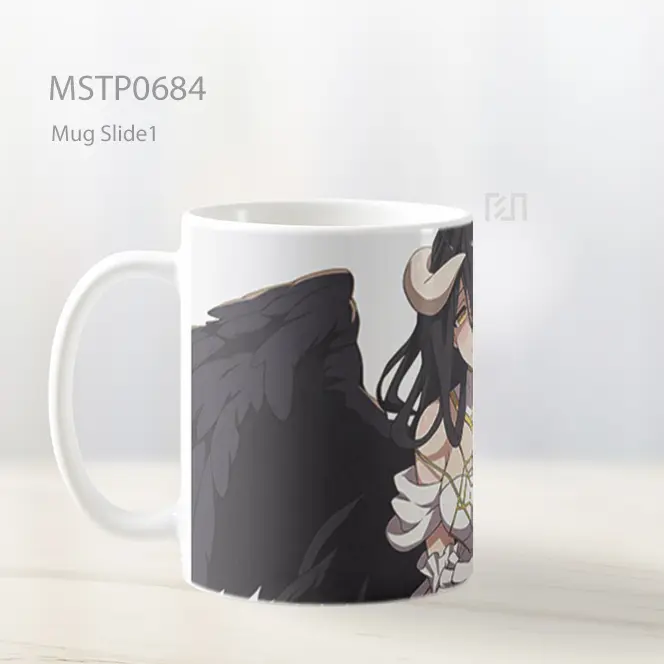 Albedo Sang Penguasa Sayap Hitam Mug MSTP0684 - All-side / Desain