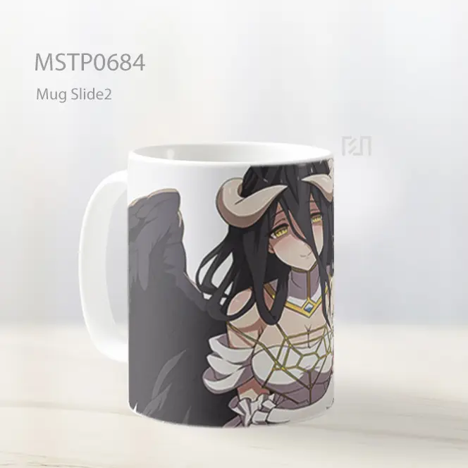 Albedo Sang Penguasa Sayap Hitam Mug MSTP0684 - All-side / Desain