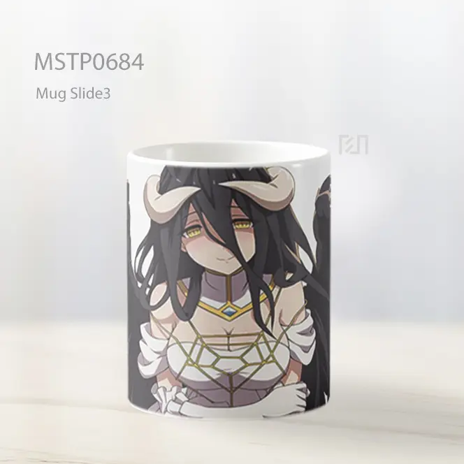 Albedo Sang Penguasa Sayap Hitam Mug MSTP0684 - All-side / Desain