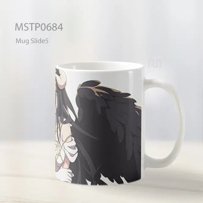 Albedo Sang Penguasa Sayap Hitam Mug MSTP0684 - All-side / Desain