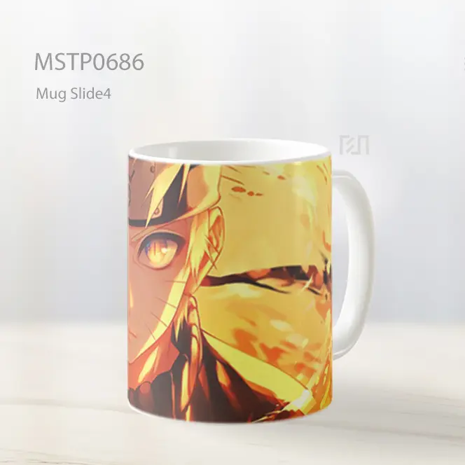 Naruto Mode Chakra Api Emas Mug MSTP0686