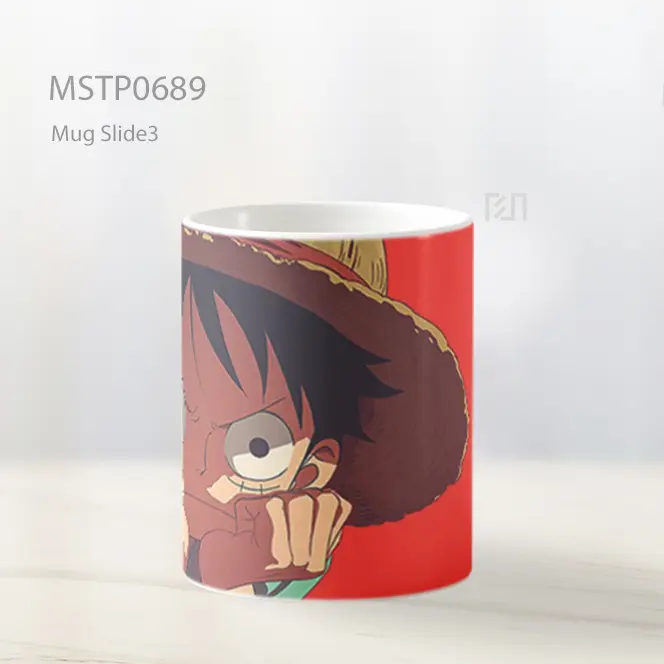 Luffy Ekspresi Kaget Lucu Mug MSTP0689 - All-side / Desain