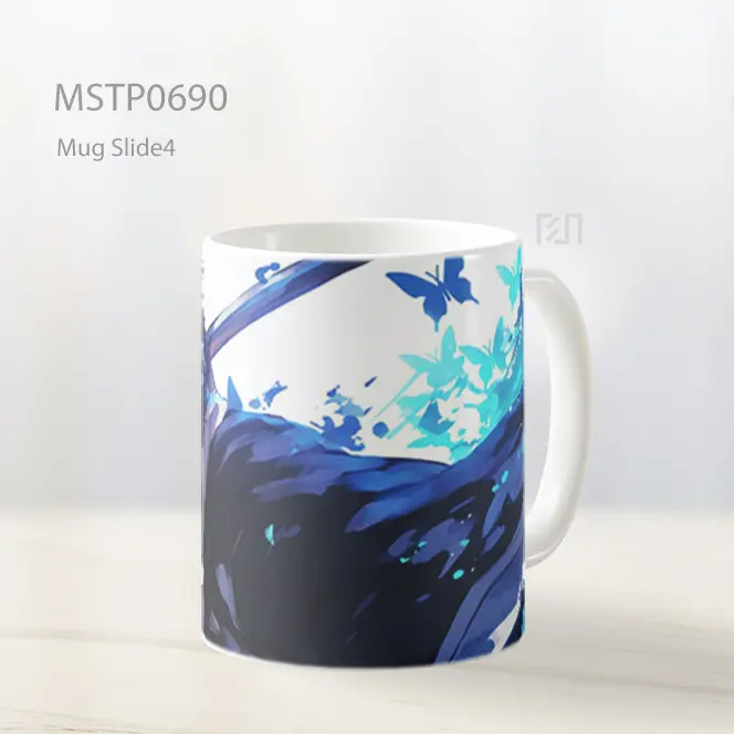 Ichigo Kurosaki Shinigami Dengan Pedang Dan Kupu Mug MSTP0690
