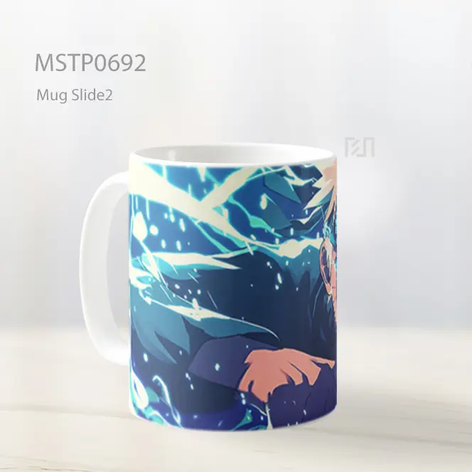 Kakashi Hatake Chidori Biru Menyala Mug MSTP0692 - All-side / Desain