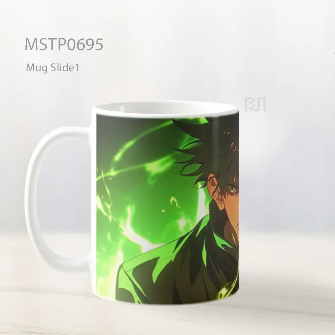 Yuta Okkotsu Aura Kutukan Hijau Mug MSTP0695 - All-side / Desain