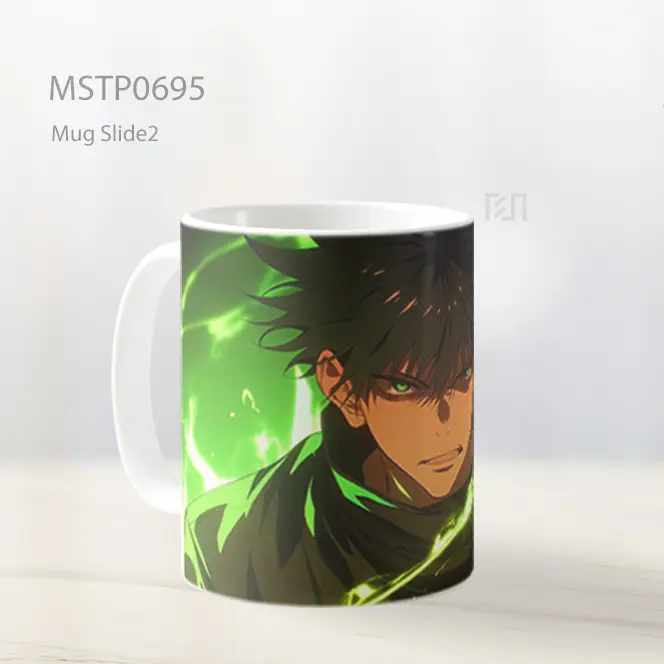Yuta Okkotsu Aura Kutukan Hijau Mug MSTP0695 - All-side / Desain