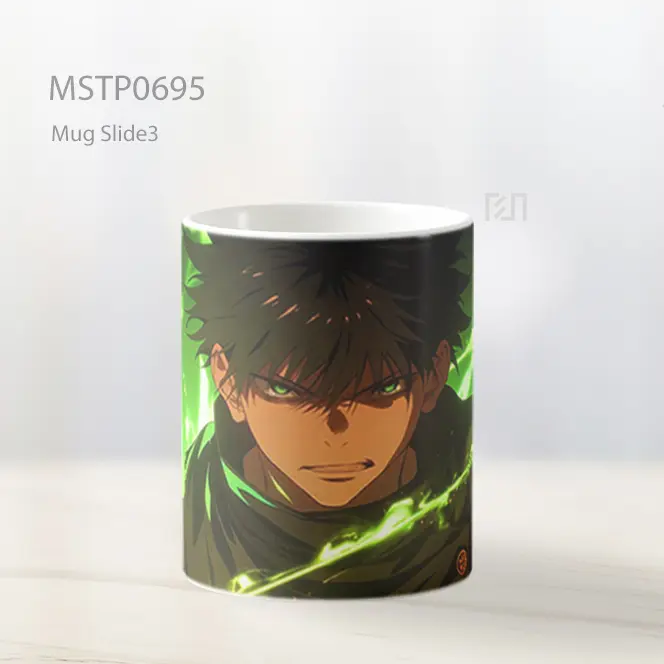 Yuta Okkotsu Aura Kutukan Hijau Mug MSTP0695 - All-side / Desain