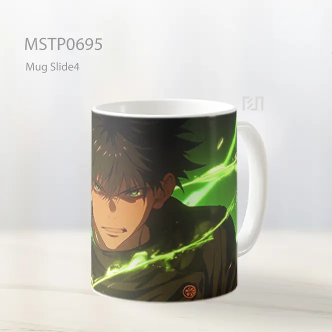 Yuta Okkotsu Aura Kutukan Hijau Mug MSTP0695
