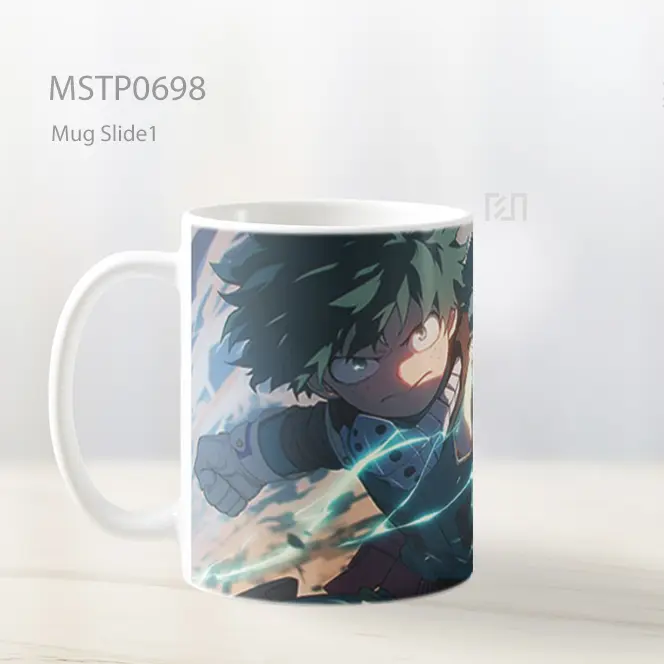 Deku Menghentak Tanah Dengan One For All Mug MSTP0698 - All-side / Desain