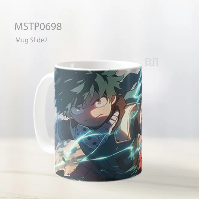 Deku Menghentak Tanah Dengan One For All Mug MSTP0698 - All-side / Desain
