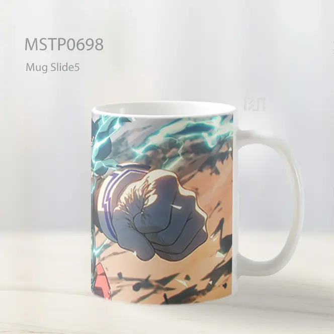 Deku Menghentak Tanah Dengan One For All Mug MSTP0698 - All-side / Desain