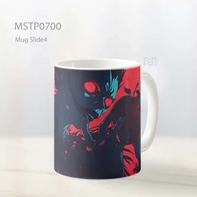 Ryuk Memegang Apel Merah Mug MSTP0700