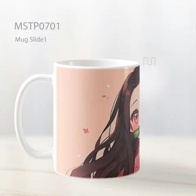 Nezuko Kamado Tatapan Manis Ikonik Mug MSTP0701 - All-side / Desain