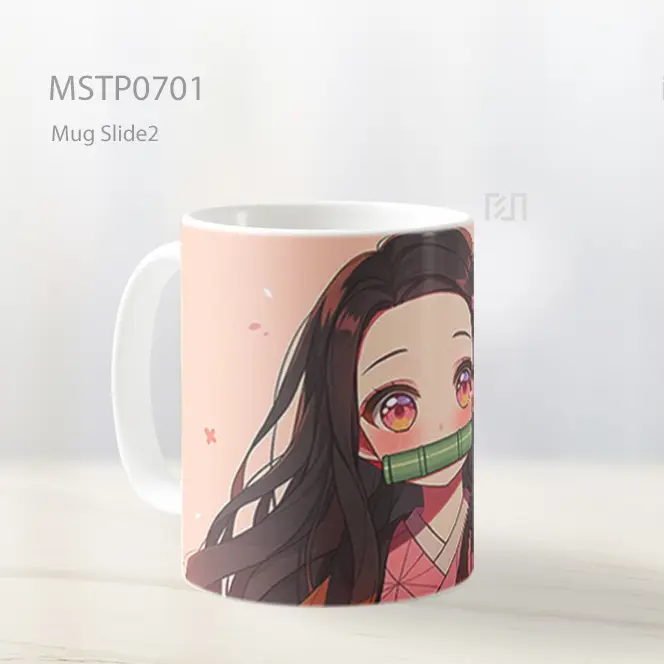 Nezuko Kamado Tatapan Manis Ikonik Mug MSTP0701 - All-side / Desain