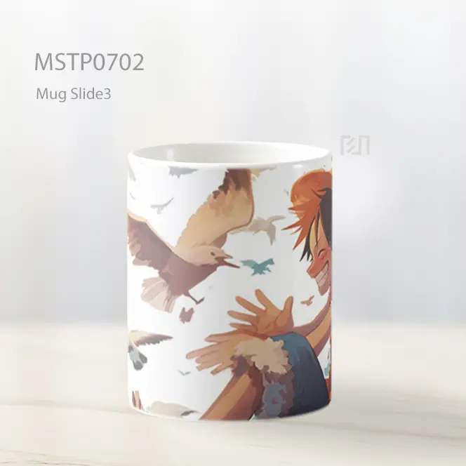 Luffy Bermain Dengan Burung Camar Mug MSTP0702 - All-side / Desain