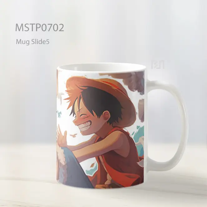 Luffy Bermain Dengan Burung Camar Mug MSTP0702 - All-side / Desain