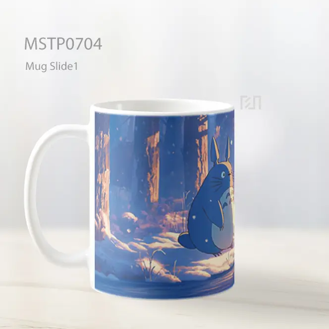 Totoro Di Hutan Musim Dingin Mug MSTP0704 - All-side / Desain