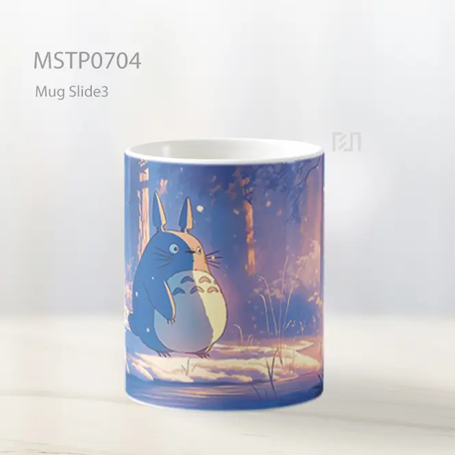 Totoro Di Hutan Musim Dingin Mug MSTP0704 - All-side / Desain
