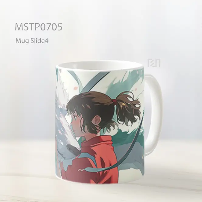 Chihiro Memeluk Haku Naga Putih Mug MSTP0705