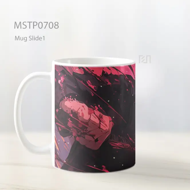 Megumi Fushiguro Dengan Luka Pertempuran Mug MSTP0708 - All-side / Desain