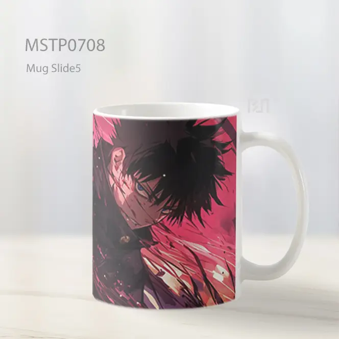 Megumi Fushiguro Dengan Luka Pertempuran Mug MSTP0708 - All-side / Desain