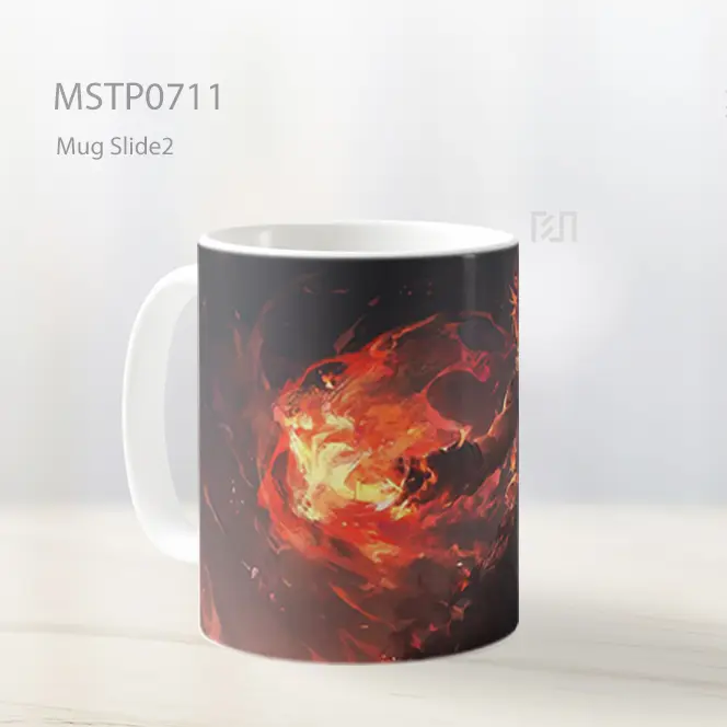 Natsu Dragneel Bola Api Menggelegar Mug MSTP0711 - All-side / Desain