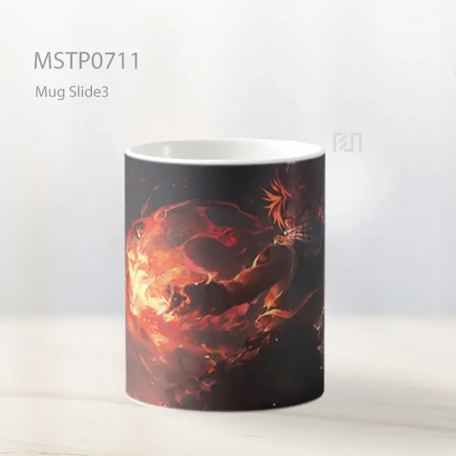 Natsu Dragneel Bola Api Menggelegar Mug MSTP0711 - All-side / Desain