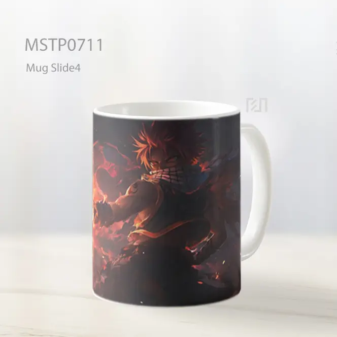 Natsu Dragneel Bola Api Menggelegar Mug MSTP0711
