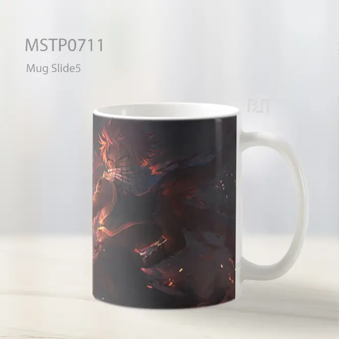 Natsu Dragneel Bola Api Menggelegar Mug MSTP0711 - All-side / Desain