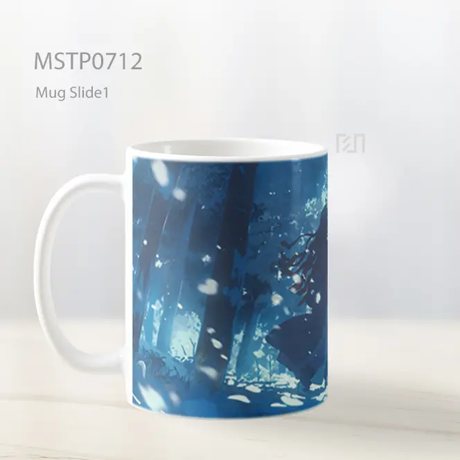 Tanjiro Dan Nezuko Berjalan Di Hutan Bersalju Mug MSTP0712 - All-side / Desain
