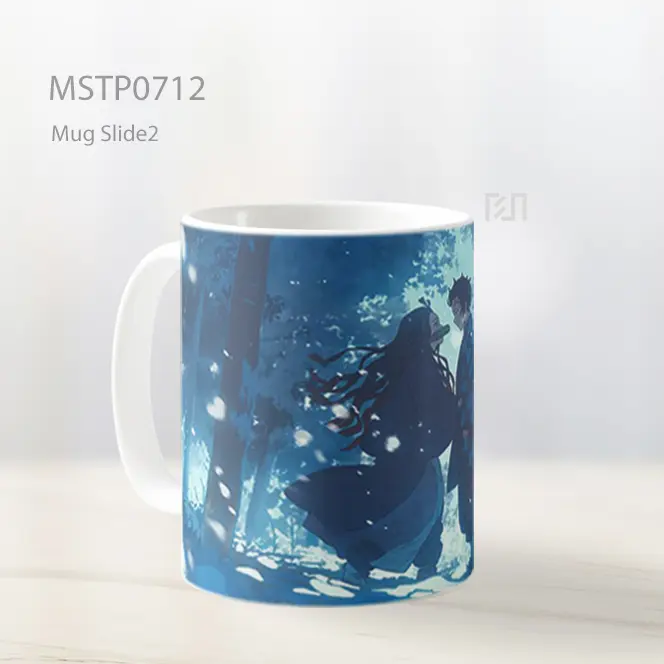 Tanjiro Dan Nezuko Berjalan Di Hutan Bersalju Mug MSTP0712 - All-side / Desain