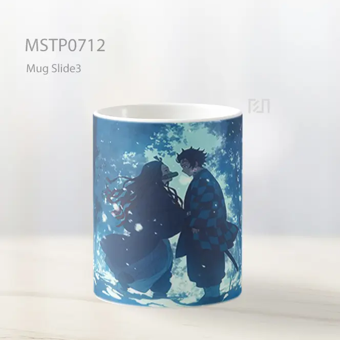 Tanjiro Dan Nezuko Berjalan Di Hutan Bersalju Mug MSTP0712 - All-side / Desain