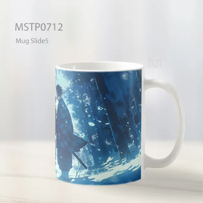 Tanjiro Dan Nezuko Berjalan Di Hutan Bersalju Mug MSTP0712 - All-side / Desain