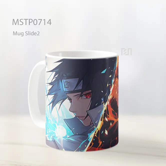Naruto Dan Sasuke Beradu Punggung Mug MSTP0714 - All-side / Desain