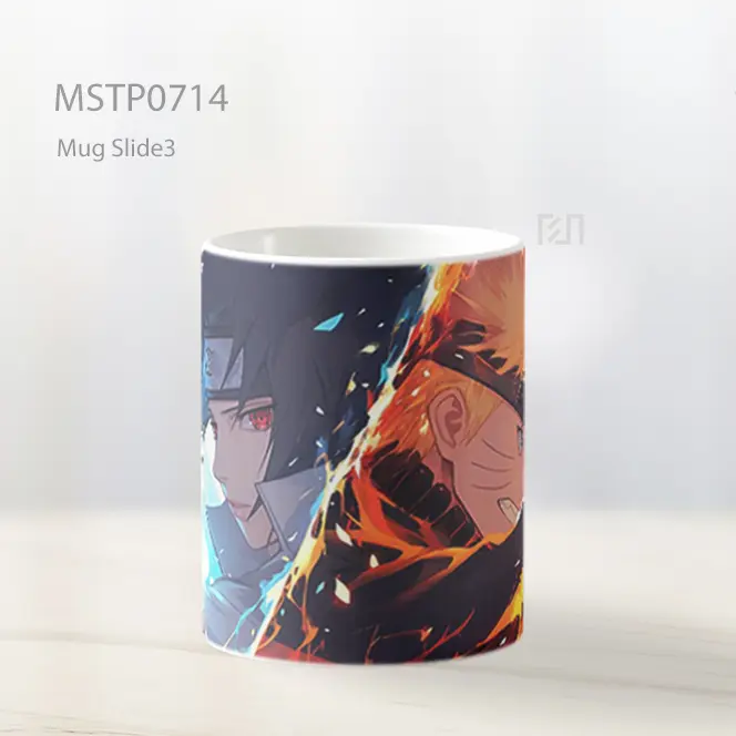 Naruto Dan Sasuke Beradu Punggung Mug MSTP0714 - All-side / Desain