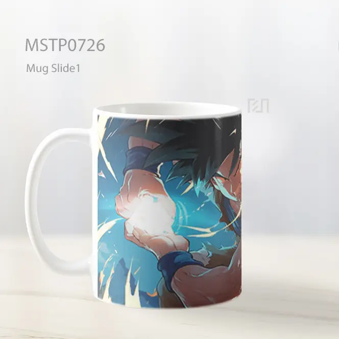 Pukulan Energi Biru Menembus Batas Mug MSTP0726 - All-side / Desain