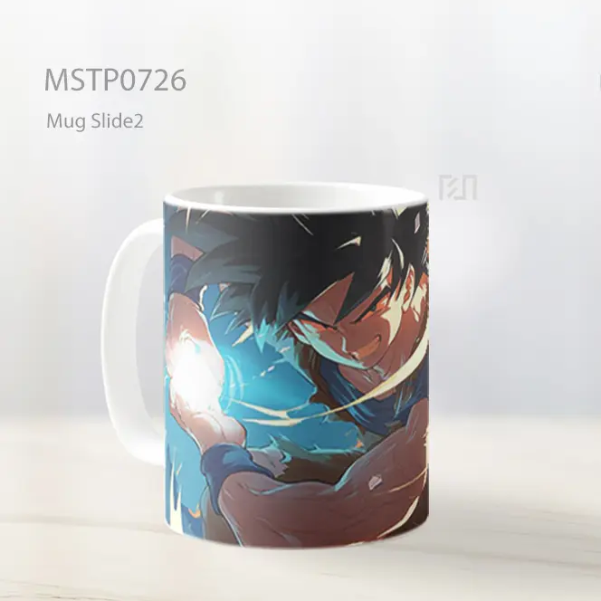Pukulan Energi Biru Menembus Batas Mug MSTP0726 - All-side / Desain
