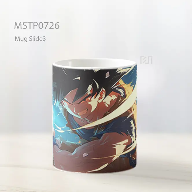 Pukulan Energi Biru Menembus Batas Mug MSTP0726 - All-side / Desain