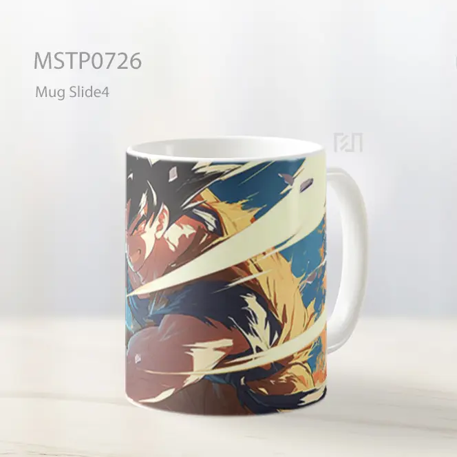 Pukulan Energi Biru Menembus Batas Mug MSTP0726