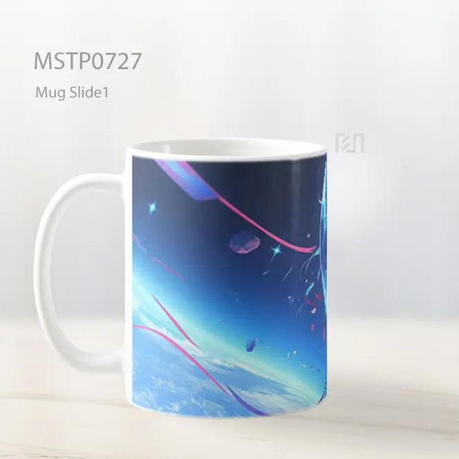 Gadis Astronot Menatap Bumi Mug MSTP0727 - All-side / Desain