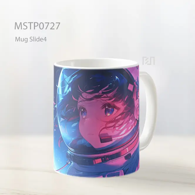 Gadis Astronot Menatap Bumi Mug MSTP0727