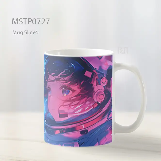 Gadis Astronot Menatap Bumi Mug MSTP0727 - All-side / Desain
