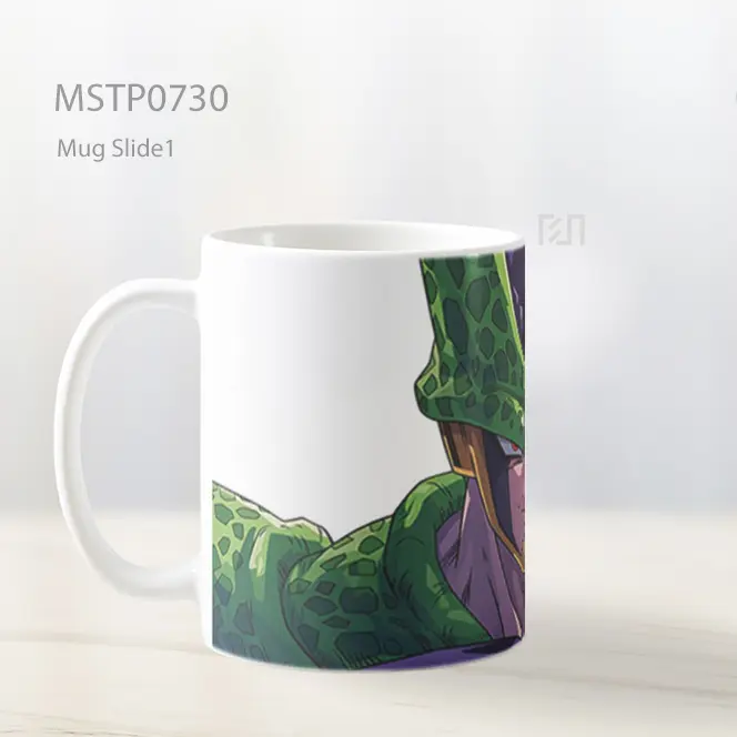 Cell Senyum Licik Aura Hijau Mug MSTP0730 - All-side / Desain